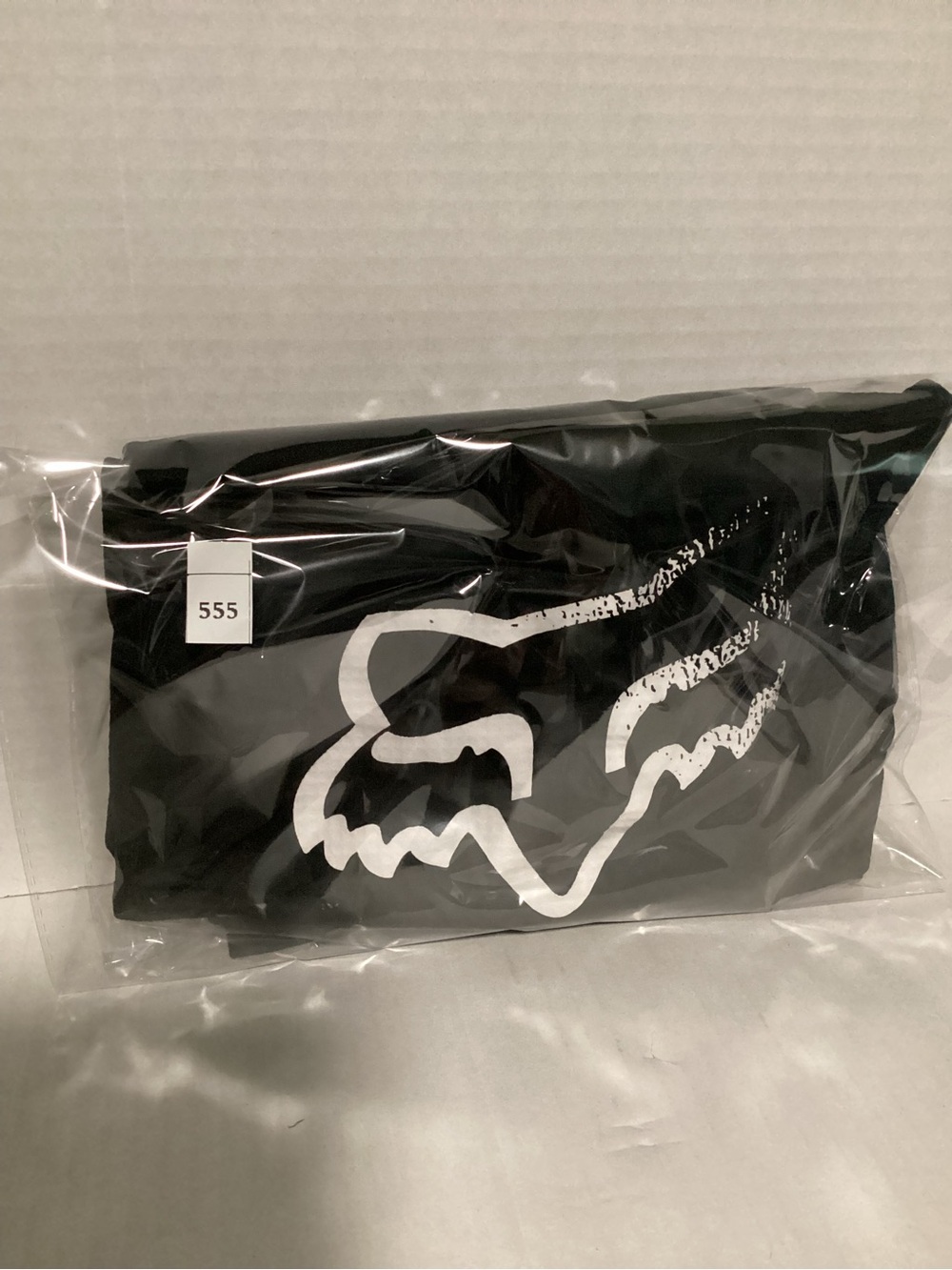 Fox Black Long Sleeve Crewneck Jersey with White Logo youth L - Picture 4 of 4